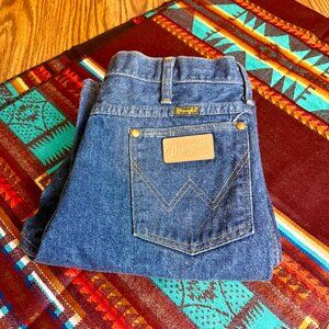 Vintage Wrangler 936DEN Heavy Cotton Denim Jeans - Made in USA